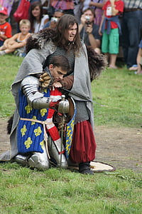 Hiệp sĩ, chiến đấu, thời Trung cổ