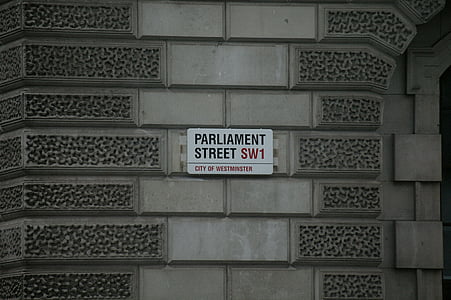 Parlament ulice, Londýn, Parlament, Westminster, Anglie, ulice, město