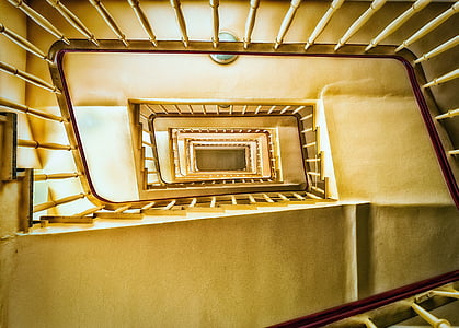 lépcsők, haza, épület, fokozatosan, lépcső, emelkedése, megjelenése