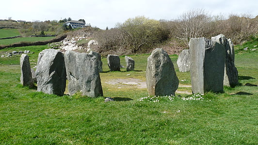 Írország, kő-kör, köves gyűrű, kövek, misztikus, mítosz, ősi