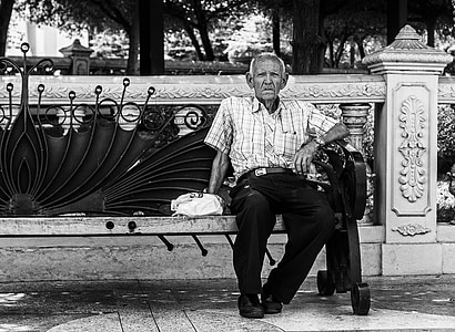 Maracaibo, Venezuela, ember, régebbi, Senior, régi, portré