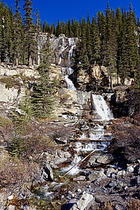 водопад, каскади, поток, околна среда, естествени, вода, природата