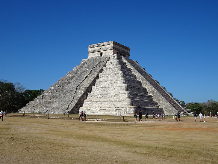 Meksiko, Chichen itza, Maya, sivilisaation, pyramidi, temppeli, antiikin