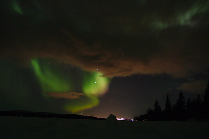 Aurora, Borealis, északi fény, légkör, ionizáció, gyönyörű, gázok