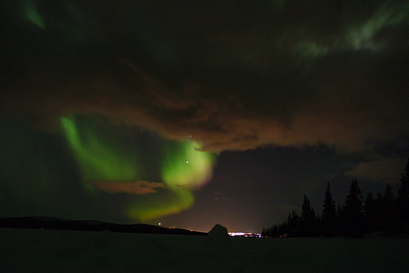aurore, borealis, aurores boréales, atmosphère, ionisation, belle, gaz