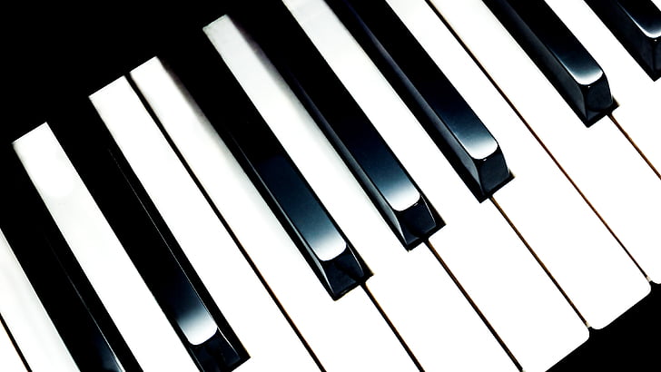 Hudba, nástroj, piano, kľúče, zvuk, hudobníci, klavirista