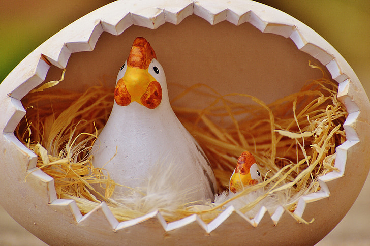 Великдень, яйце, барвистий, Кури, Зі святом Великодня, барвисті яйця, пасхальні яйця
