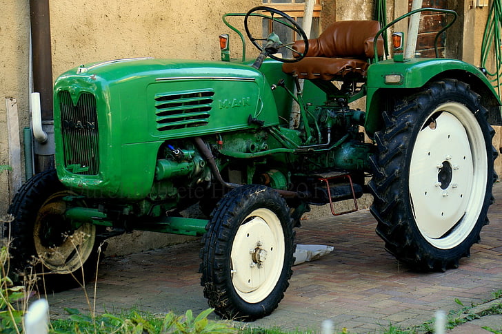 tractor, agriculture, farm, commercial vehicle, green