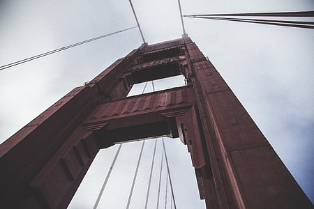 Golden gate brug, Golden gate, brug, San francisco, Californië, Landmark, reizen
