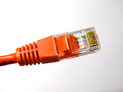 LAN-connector, verbinding, LAN, www, Internet, intranet, datakabel