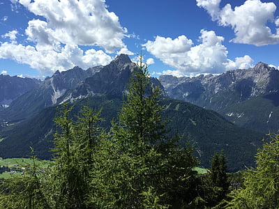montanhas, Alpina, Sesto, paisagem