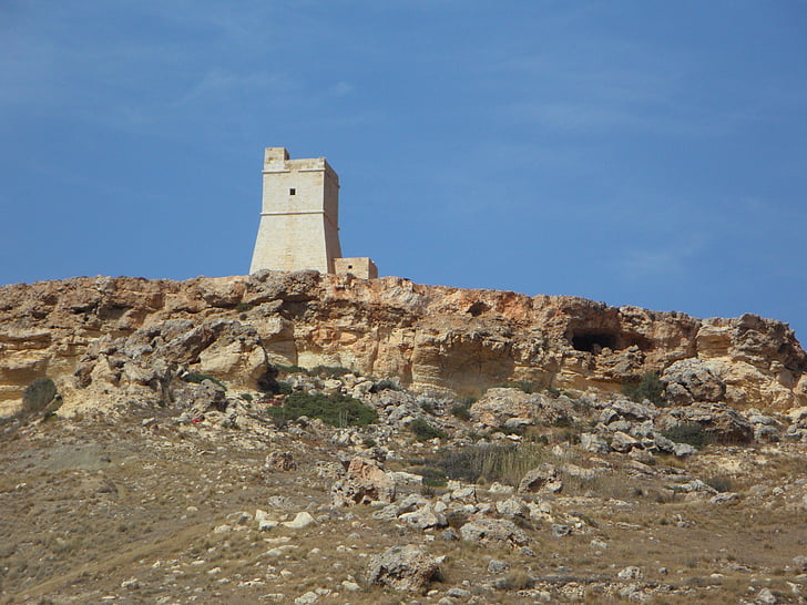 Torre, Atalaya, acantilados de, defensa, roca, históricamente, defender