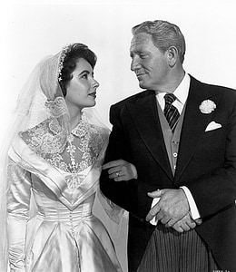 elizabeth taylor, spencer tracy, actress, actor, motion pictures, movies, films