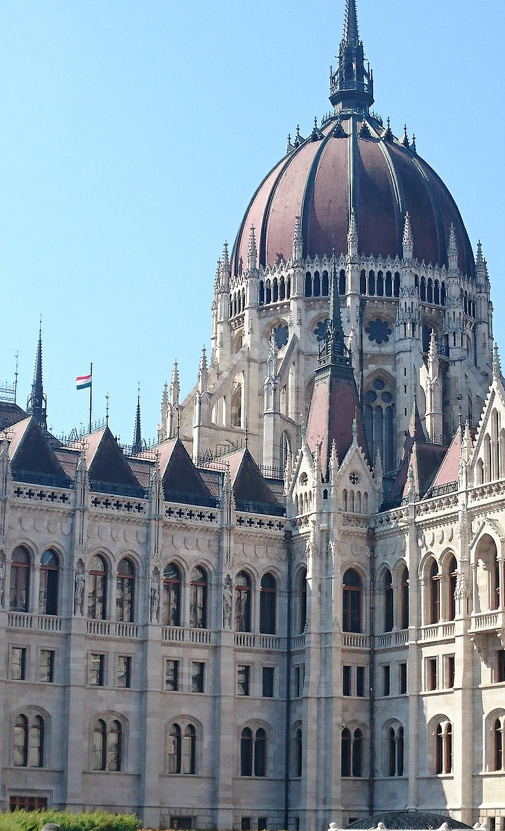Parlamendi, Budapest, hoone, arhitektuur, kuulus koht, Euroopa, hoone välisilme