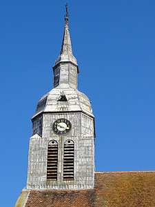 avenheim, 성 울 리 히, 알자스, 프랑스, 교회, 타워, 첨탑