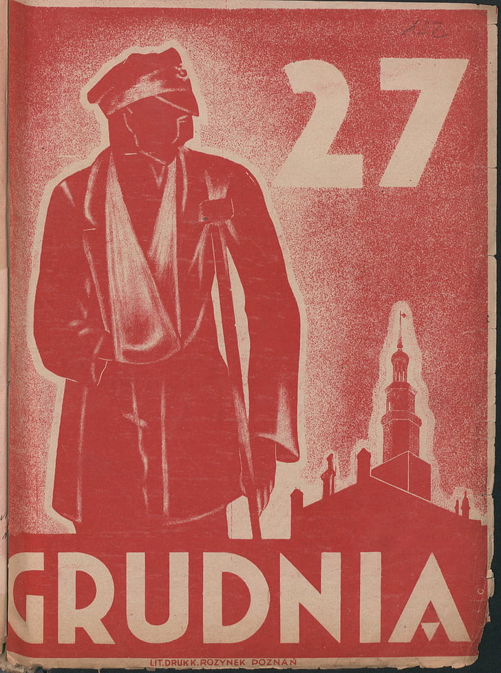 wielkopolskiego, pemberontakan, Polandia, Poster, Koleksi, Museum, Arsip