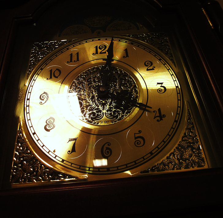 clock, old, time, antique, vintage, minute, hour