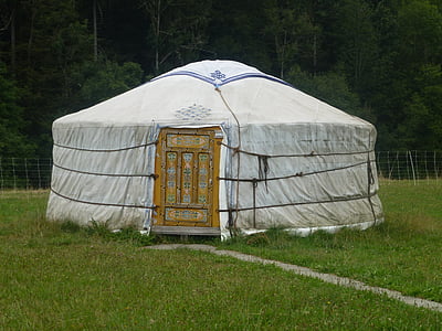 yurta, Mongolia, vida nómada, estepa, Inicio, en vivo