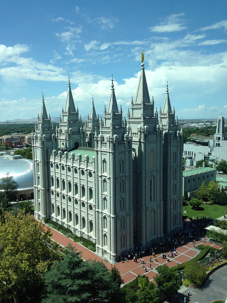 Salt lake city, Chiesa, Utah, punto di riferimento, religiosa, mormone, religione
