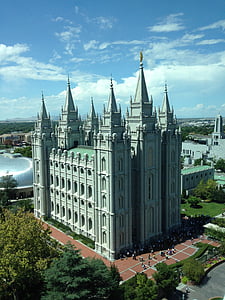 Salt lake city, Gereja, Utah, Landmark, agama, Mormon, agama