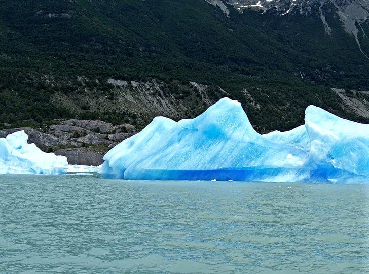aisbergs, Argentīnas, Patagonia, šļūdonis