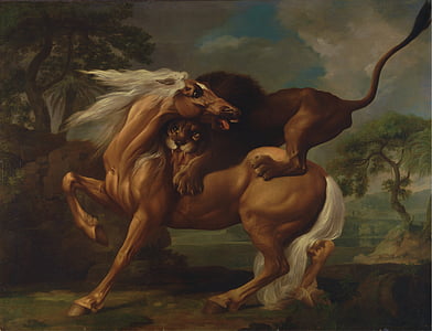 george stubbs, art, artistic, painting, oil on canvas, artistry, landscape