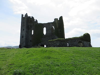 Castle, Írország, táj, természet