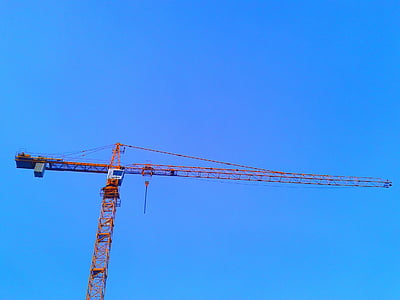 hissen, Crane, byggnad, arbetet i den, maskin, byggbranschen, Crane - entreprenadmaskiner