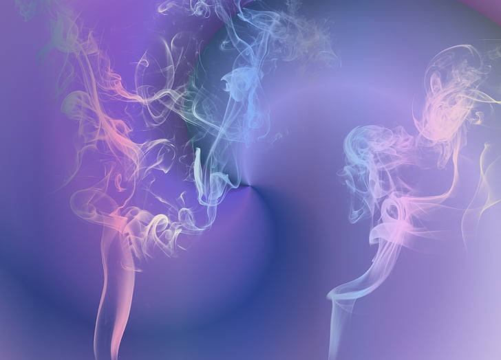 smoke, background, abstract, eddy, color, digital art, smoking