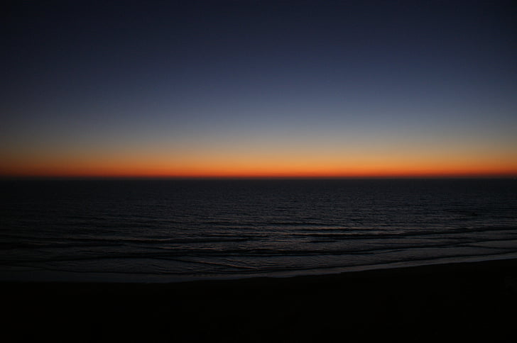horizon, sky, ocean, sunset, sunrise, water, sea