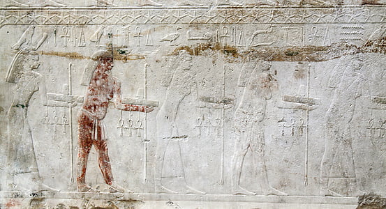 egyptisk Hieroglyf, marmor, egyptiska, Egypten, antika, monumentet, sten