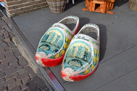 wooden shoes, shoes, netherlands