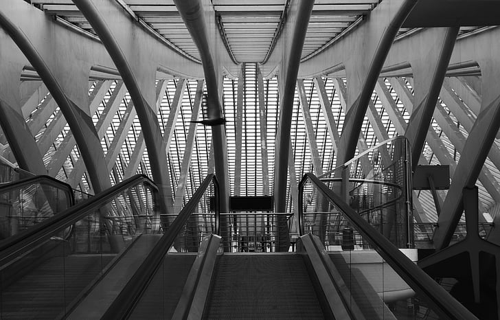 Σιδηροδρομικός Σταθμός, Λιέγη, Λιέγη, αρχιτεκτονική, κατασκευή, Βέλγιο, κτίριο