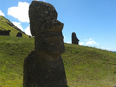 rapa, Nui, Húsvét-sziget, rapa nui, Chile, moai, hangaroa