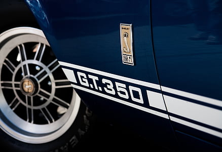 azul, Ford, Mustang, Shelby, gt, pneus, roda