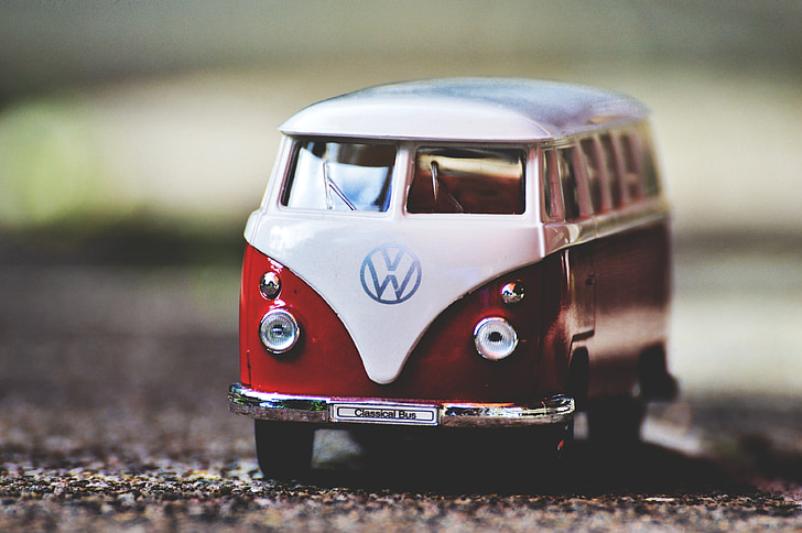 VW, Bulli, bus di VW, Volkswagen, camper, Automatico, modello di auto