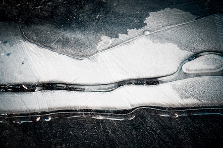 лед, замразени, зимни, студено, Фрост, структура, линии