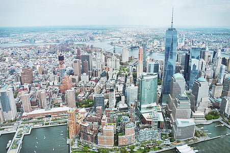 City, Metropolis, NYC, Uusi, York, Iso, Apple