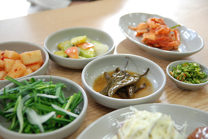 τροφίμων, ιερό, κοτολέτα, Σεούλ, Δημοκρατία της Κορέας, Συνοδευτικά πιάτα
