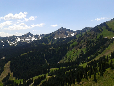 планината Рение, връх, планини, Вашингтон, MT, на открито, изглед