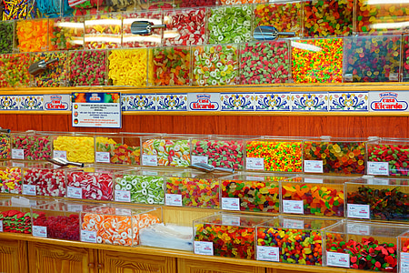 糖果, 出售, 糖果, 范围, 糖果分类, 书架, 手工制作糖果