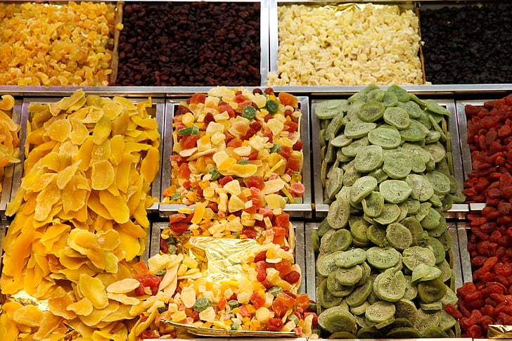ovocie, sušené, kandizované, trhu, názvom rothmans