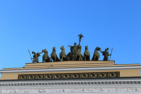 Piotr, Pomnik, Rider, Architektura, posąg, słynne miejsca, Europy