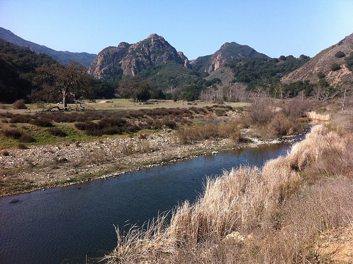 paisagem, natureza, Rio, ao ar livre, temporada, montanha, Outono