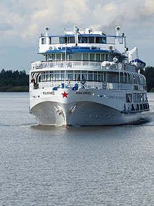 river cruise, russia, cruise, cruise ship, lake ladoga, tourism, ship