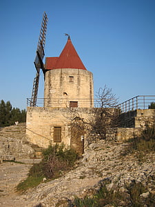 Provence, Mill, Daudet, arsitektur, Menara, Sejarah, Gereja