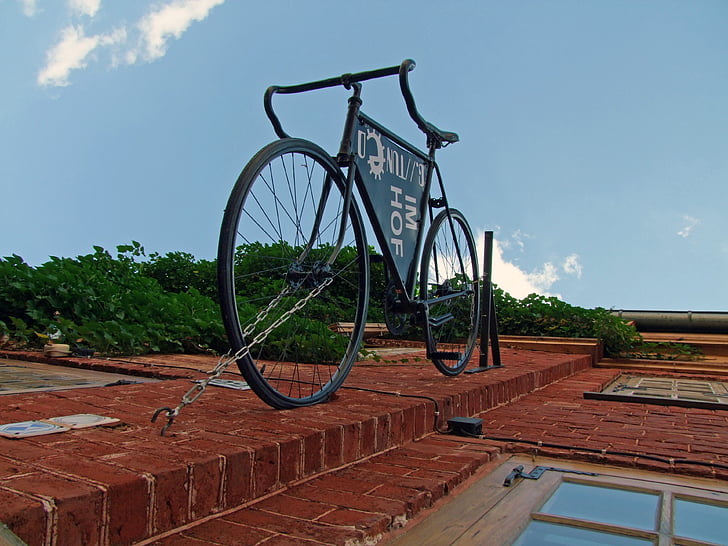 bike, hauswand, house facade, masonry