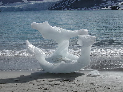 лід, Шпіцберген, холодної, Природа, море, сніг, айсберг - скупчення льоду