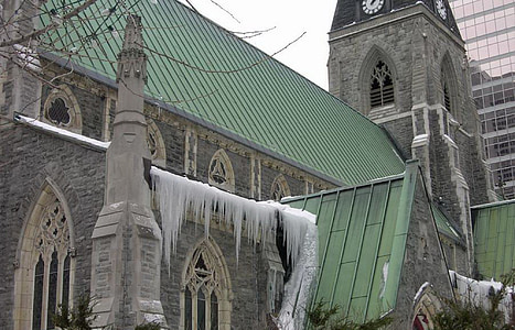 St andrews cerkev, Montreal, arhitektura, Québec, Kanada, mesto, centru