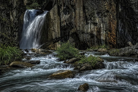 Dream valley falls, prúdy, Jun shi, vodopád, Príroda, rieka, Forest